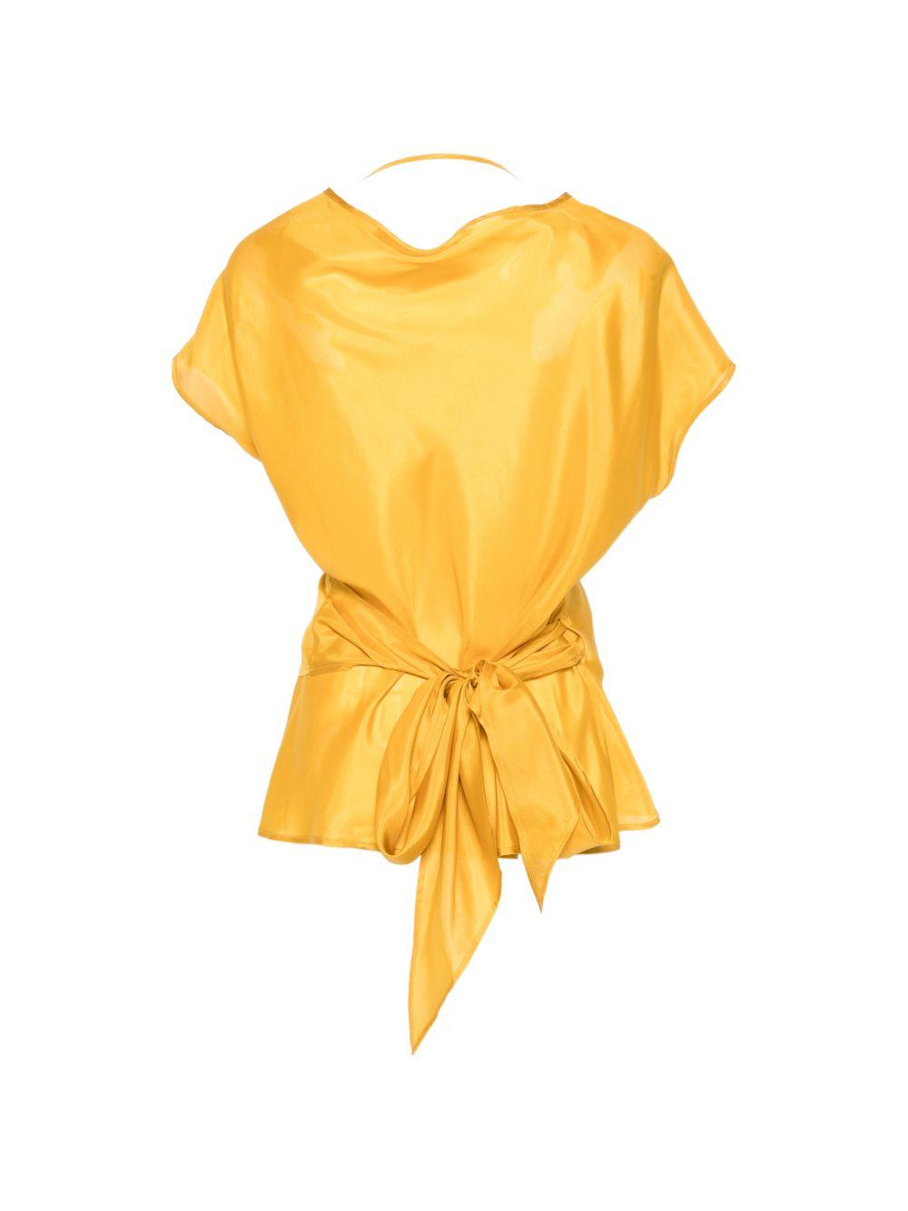Blusa per donna Merci gialla con scollo a V CAM041 CORN MERCI