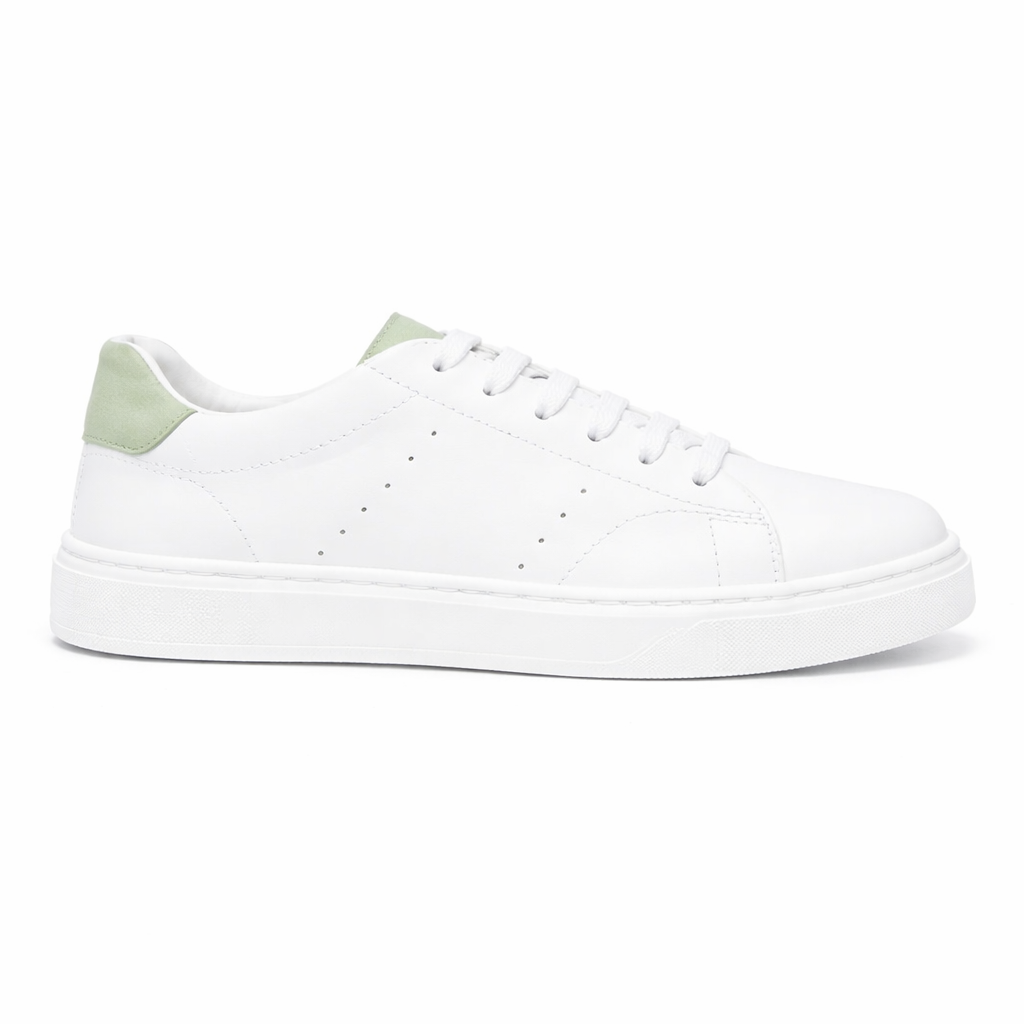 Sneakers per bambino Colorichiari bianche con dettaglio tallone verde MJ958494 4869 1035 COLORICHIARI KIDS