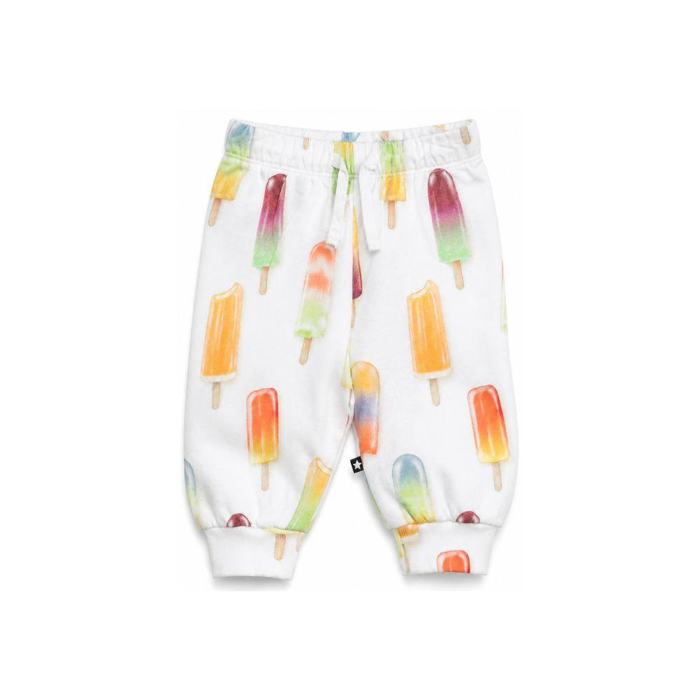 Pantatuta per bambini Molo bianco con stampa gelato all-over 6S26I205 9561 MOLO KIDS
