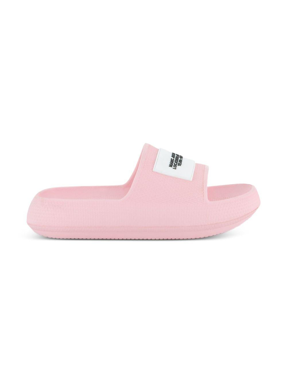 Ciabatte per bambina The Marc Jacobs Kids rosa con logo in rilievo W60821 475 THE MARC JACOBS KIDS
