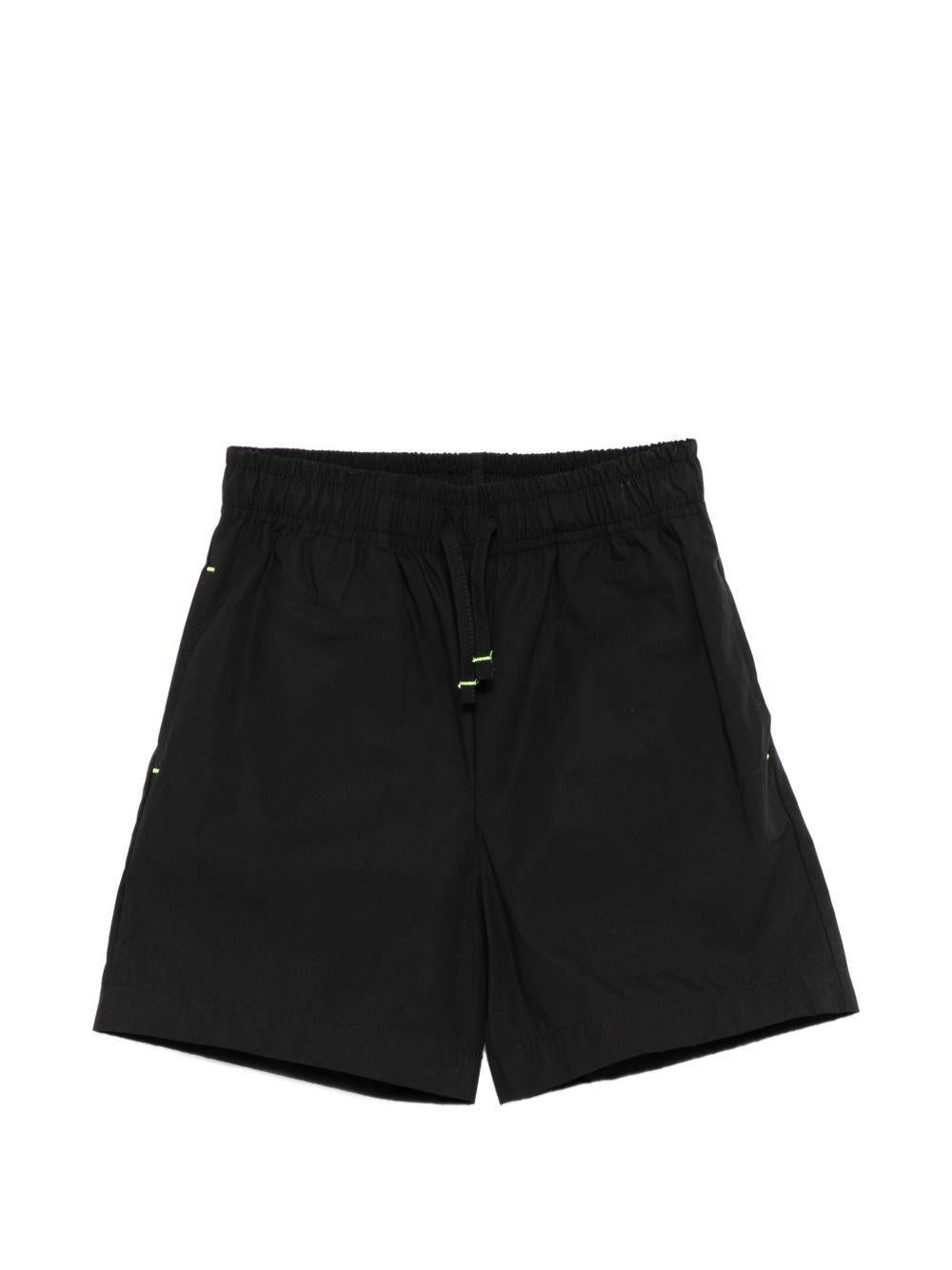 Shorts per bambino MSGM Kids nero con coulisse S6MSJBBE190 110 MSGM KIDS