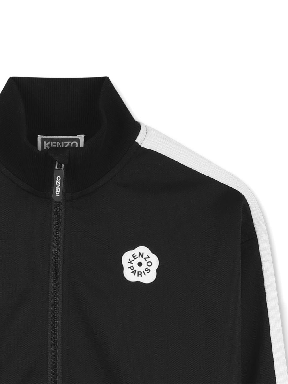 Felpa per bambina Kenzo Kids nera con logo K61632 09B KENZO KIDS