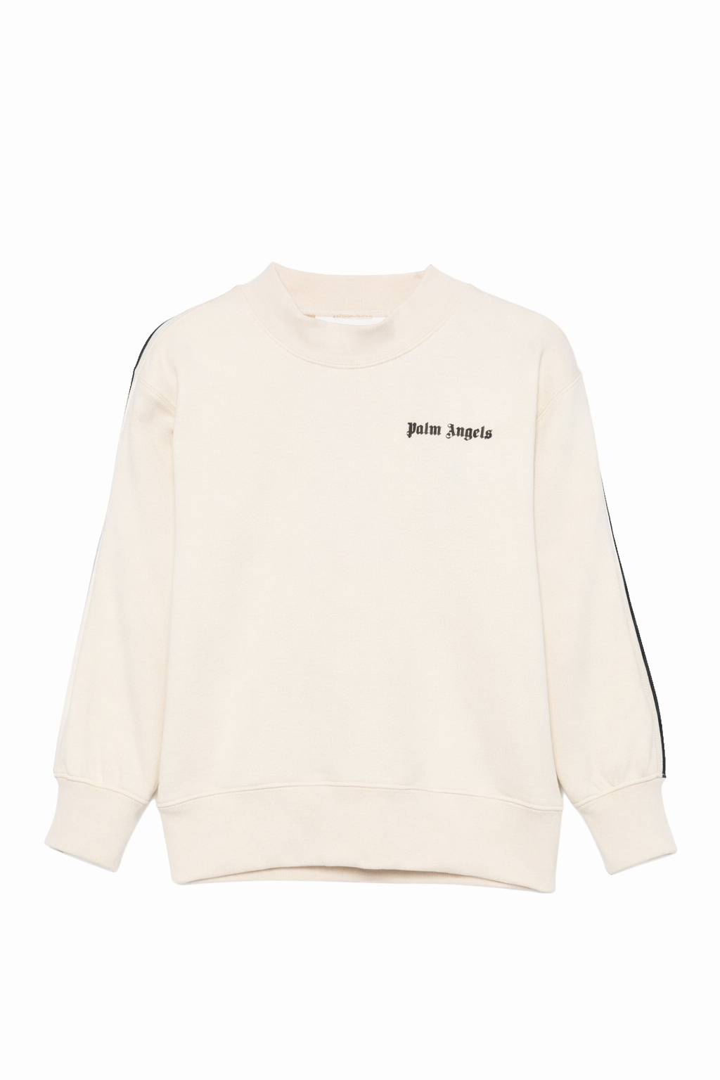 Felpa per bambino Palm Angels beige con scollo rotondo PBBA012S26FLE005 092 PALM ANGELS KIDS