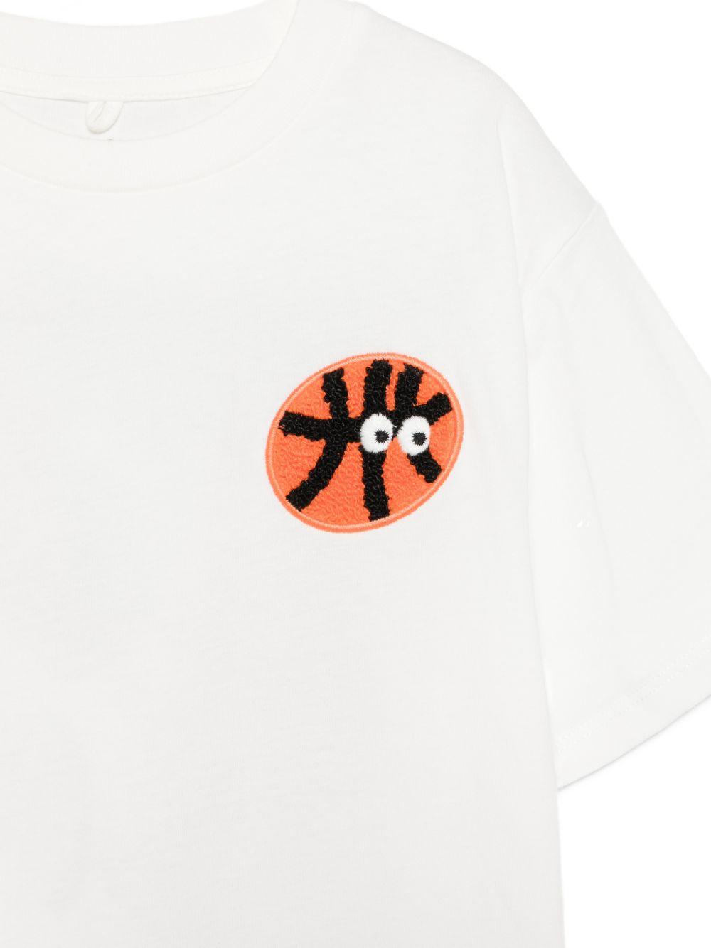 T-shirt per bambino Stella McCartney Kids bianca con applicazione TY8R41 Z0434 101 STELLA McCARTNEY KIDS