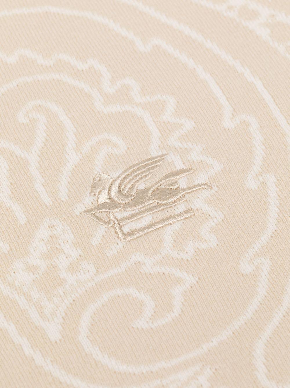Coperta per neonati Etro Kids beige con motivo paisley GZ0510 Z1376 185 ETRO KIDS
