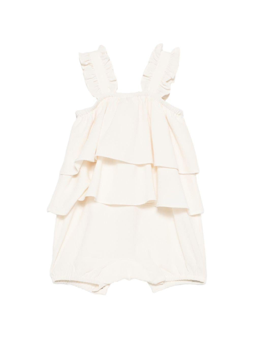 Tutina per neonata Donsje beige con design a strati 3044900 00003 DONSJE KIDS