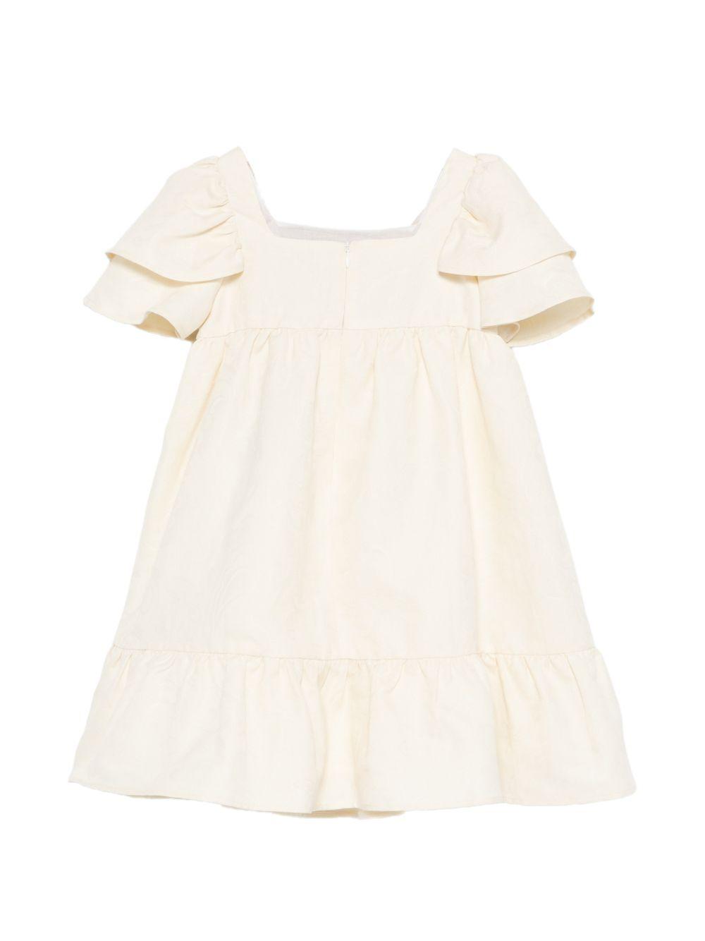 Abito per bambina Etro Kids bianco con stampa paisley GY1A31 I0308 105 ETRO KIDS