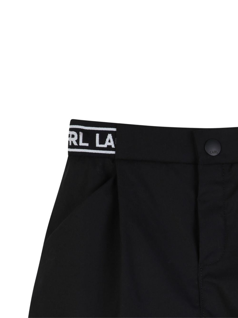 Set 2 pezzi per neonato Karl Lagerfeld Kids bianco con logo Z31077 10P KARL LAGERFELD KIDS