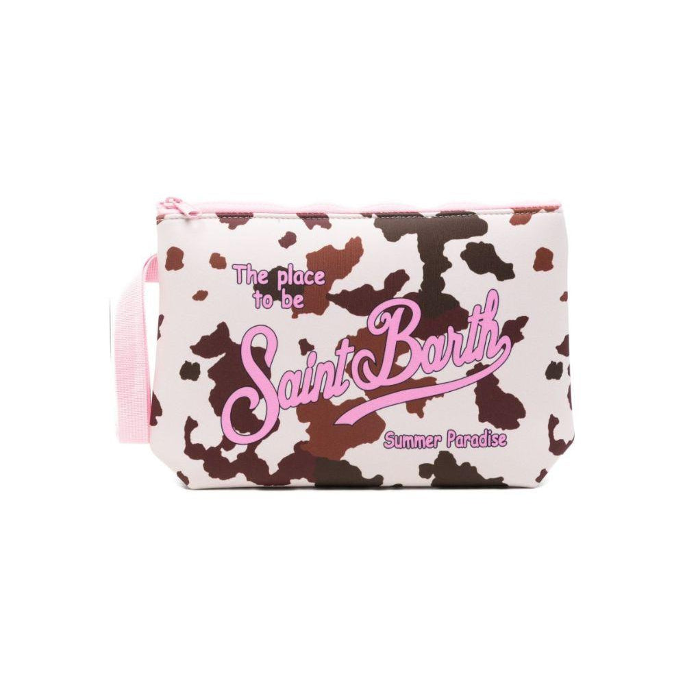 Pochette Aline MC2 Saint Barth animalier con stampa logo sul davanti ALI0021 00274L MC2 ST. BARTH KIDS