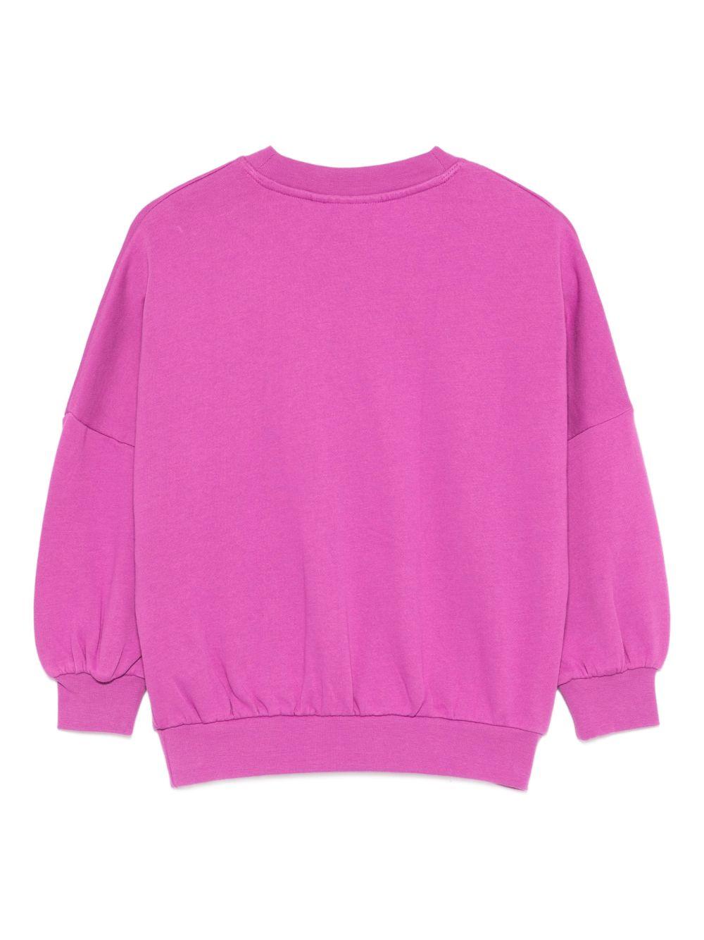 Felpa per bambina Molo fucsia con stampa grafica animali 2S26J207 5678 MOLO KIDS