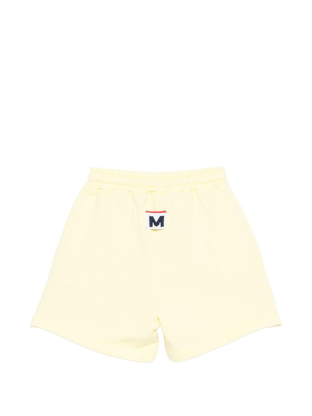 Shorts per bambina MSGM Kids giallo con coulisse S6MSJUBE054 MS075 MSGM KIDS