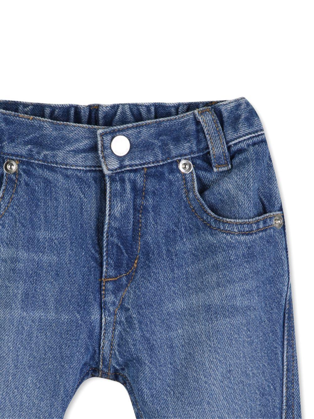 Jeans per neonato Givenchy Kids in denim con orlo risvoltato H31188 Z25 GIVENCHY KIDS
