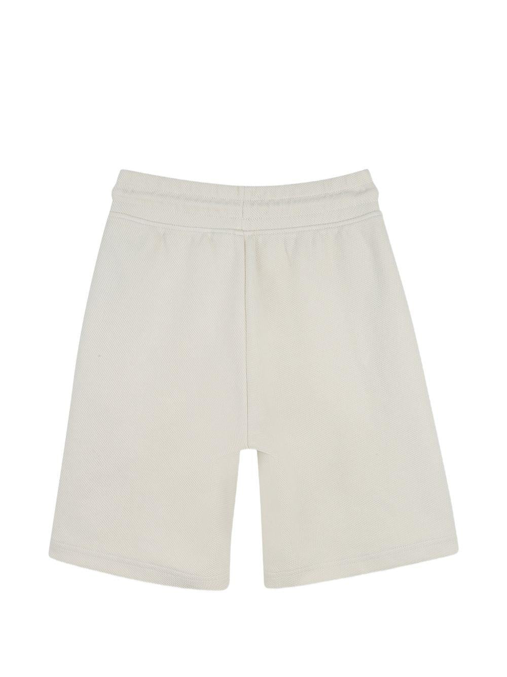 Shorts per bambino Boss Kids beige con dettagli a righe J52932 21C BOSS KIDS