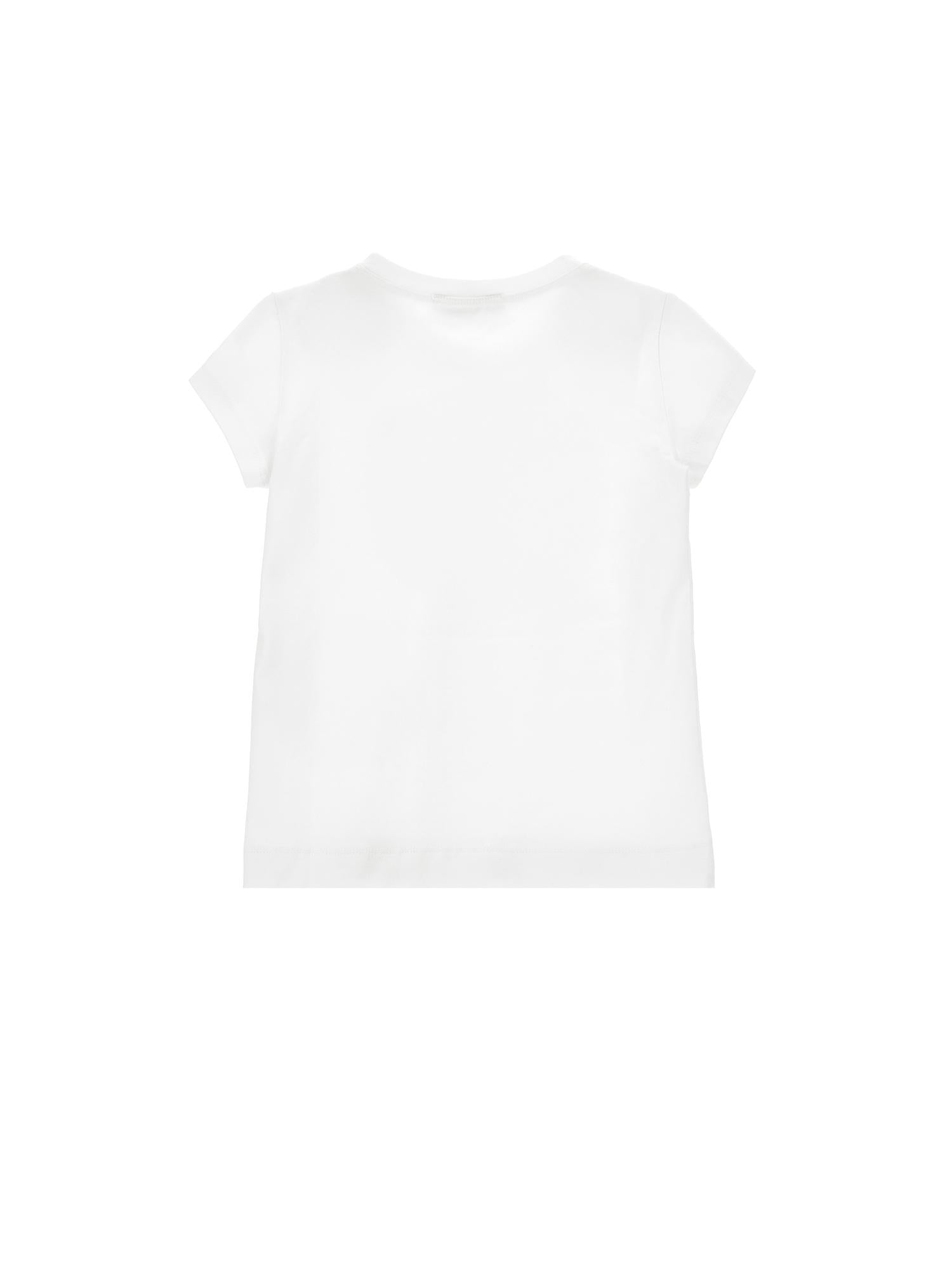 T-shirt per bambina Monnalisa x Disney bianca con stampa grafica Oceania 11H632 8201 0099 MONNALISA KIDS