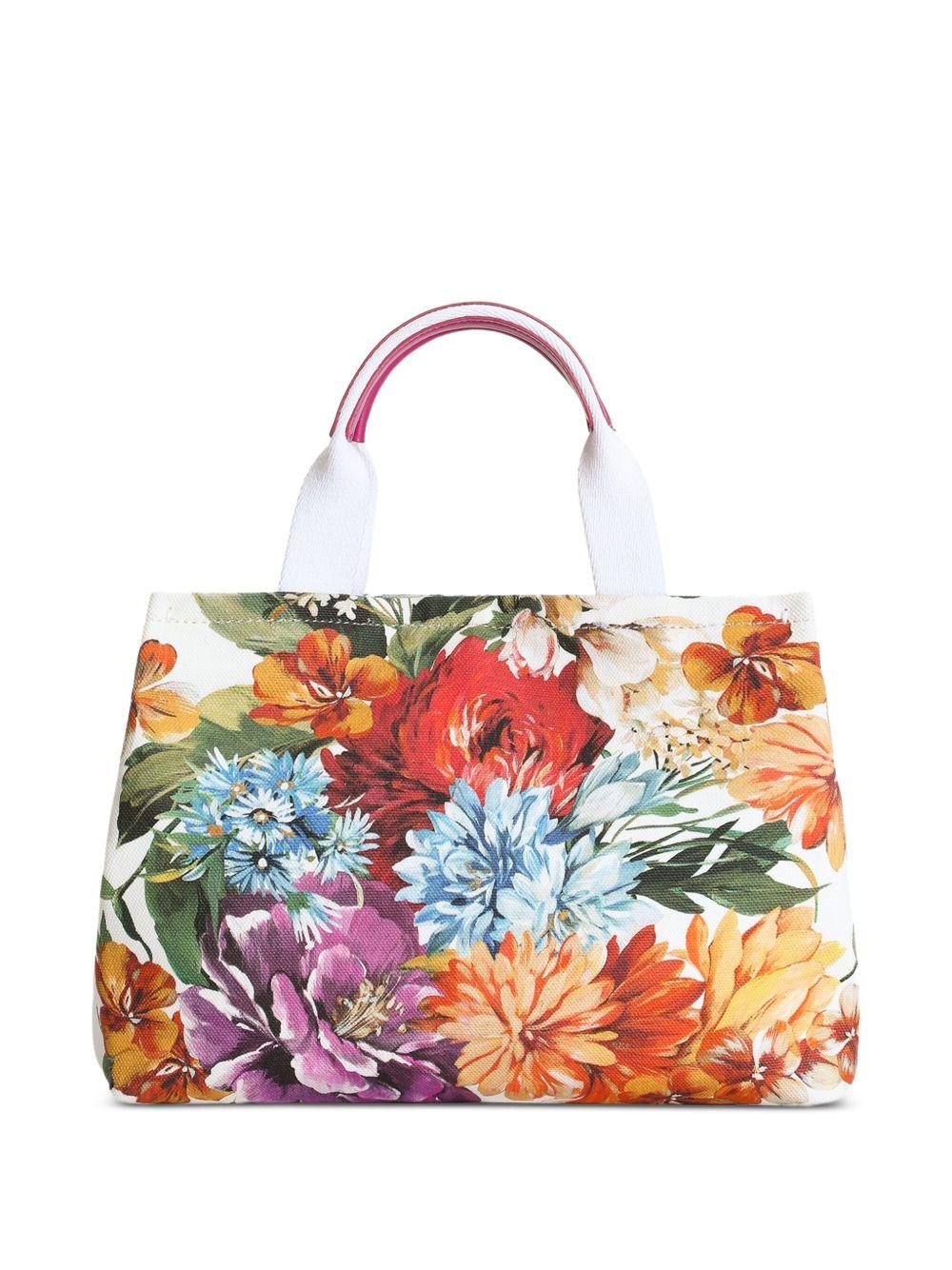 Borsa per bambina Dolce & Gabbana Kids multicolore con stampa floreale all-over EB0116 AY218 HA5PC DOLCE & GABBANA KIDS