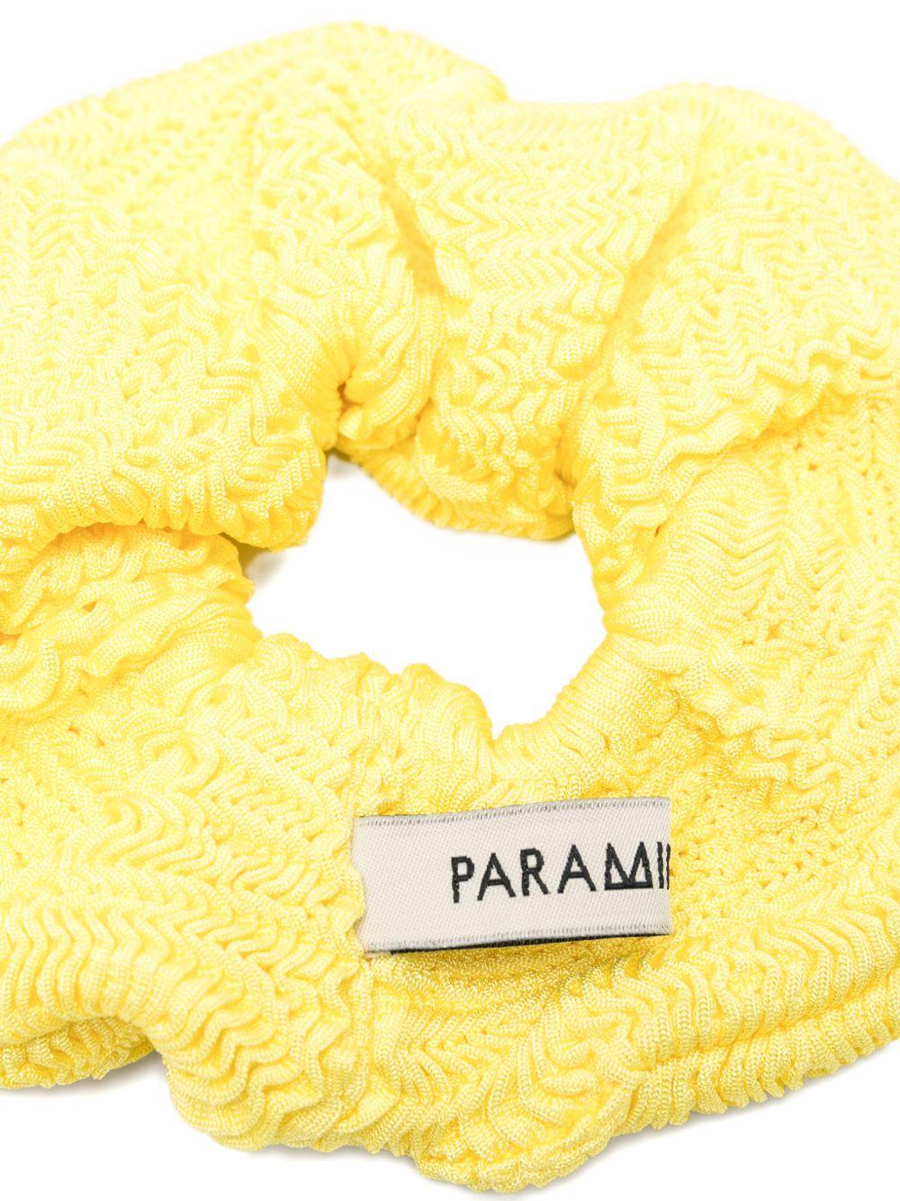 Elastico per capelli per bambina Paramidonna Kids giallo con design arricciato CR26HSCL LEMON PARAMIDONNA KIDS