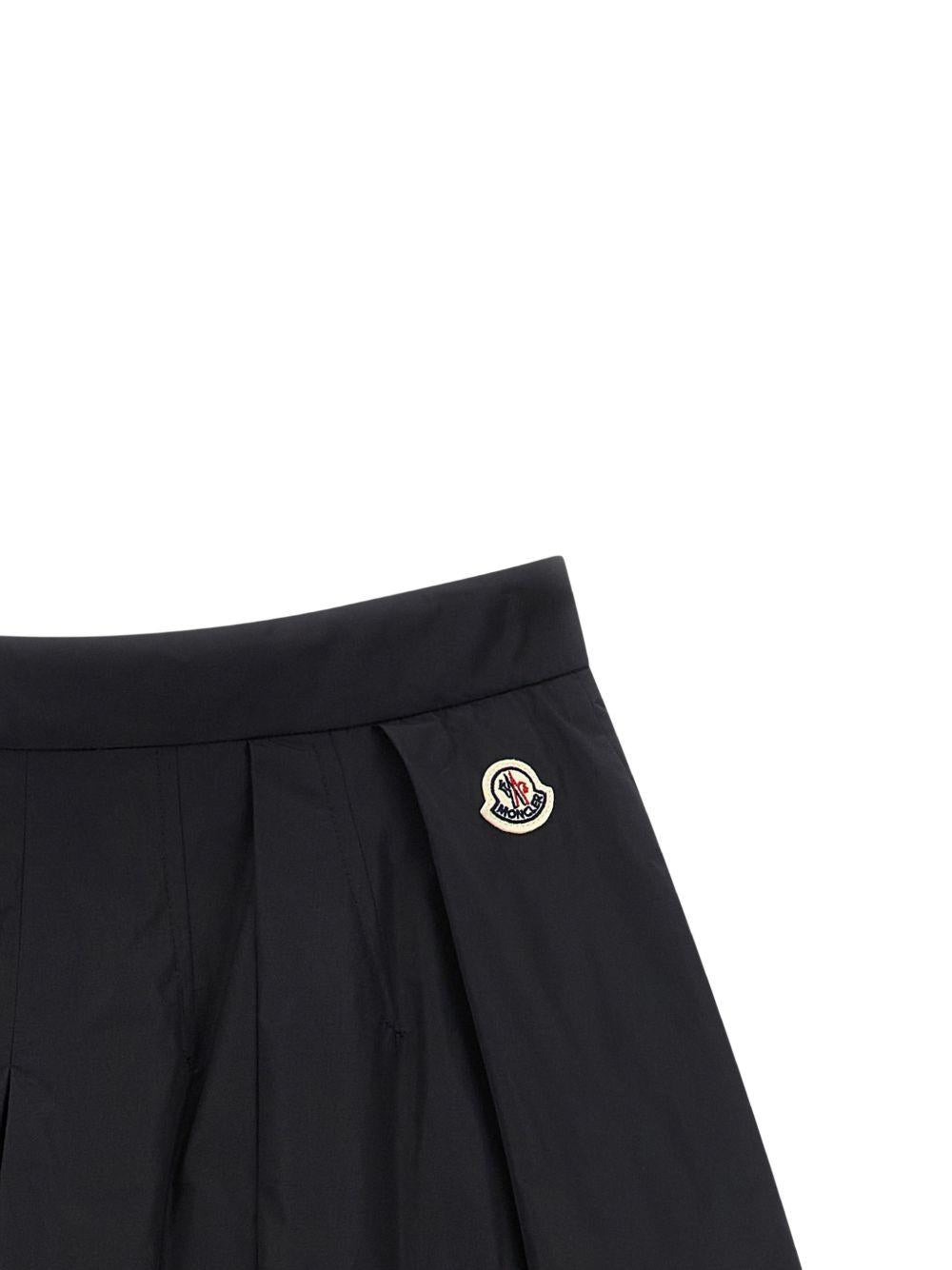 Gonna per bambina Moncler Enfant blu a ruota L19542B00002598AK 77A MONCLER KIDS
