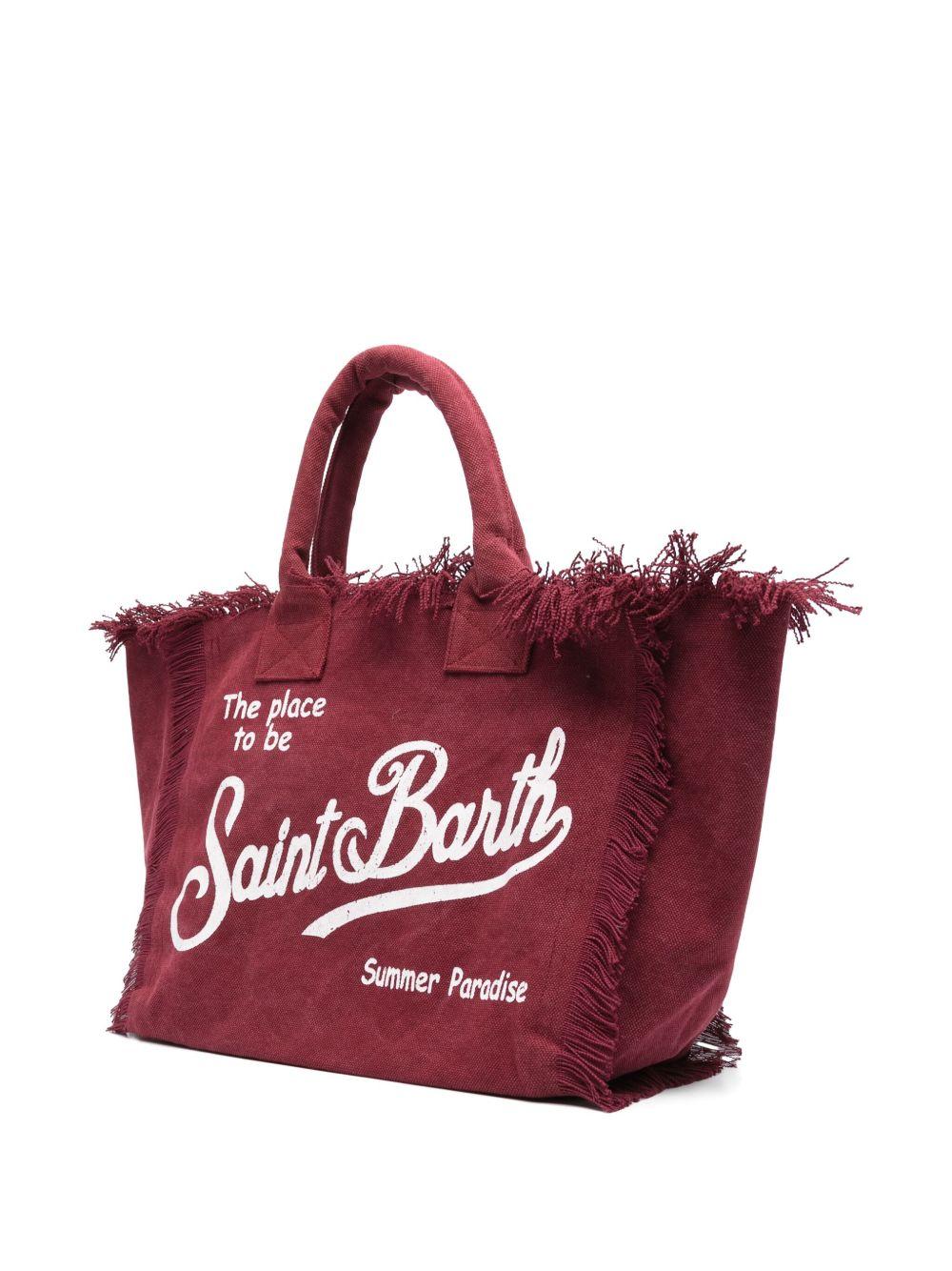 Borsa Vanity MC2 Saint Barth rossa con dettaglio frange VANI001 00171L MC2 ST. BARTH KIDS