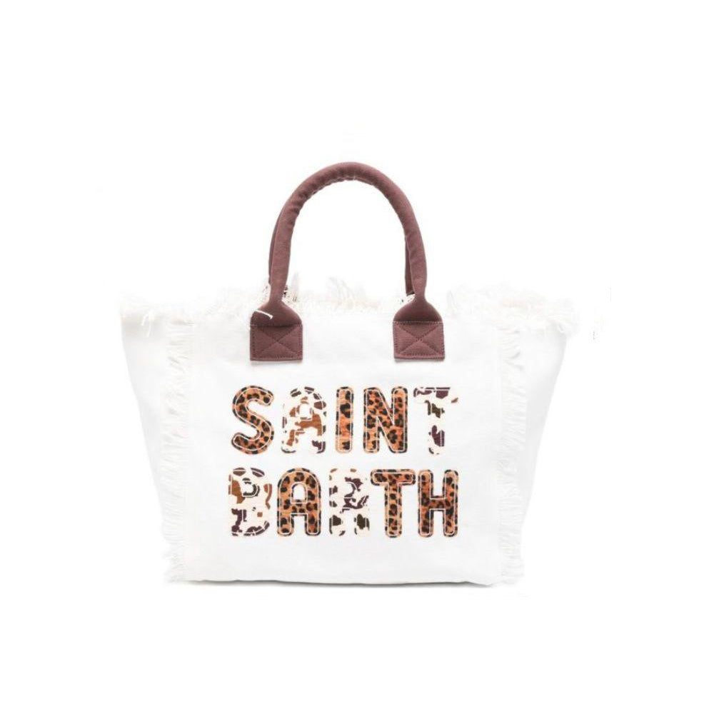 Borsa Vanity MC2 Saint Barth animalier con logo sul davanti VANI001 00326L MC2 ST. BARTH KIDS