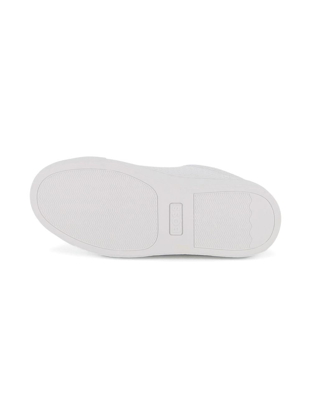 Sneakers da bambino Boss Kids bianche con lacci J52803 10P BOSS KIDS