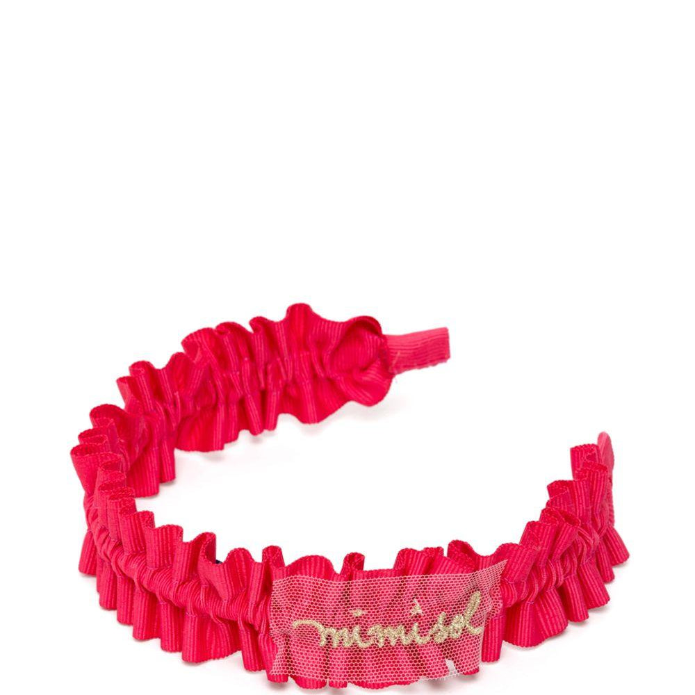 Cerchietto per bambina Mi Mi Sol fucsia con dettaglio ruches MAFR168XX0000 FCS MIMISOL KIDS