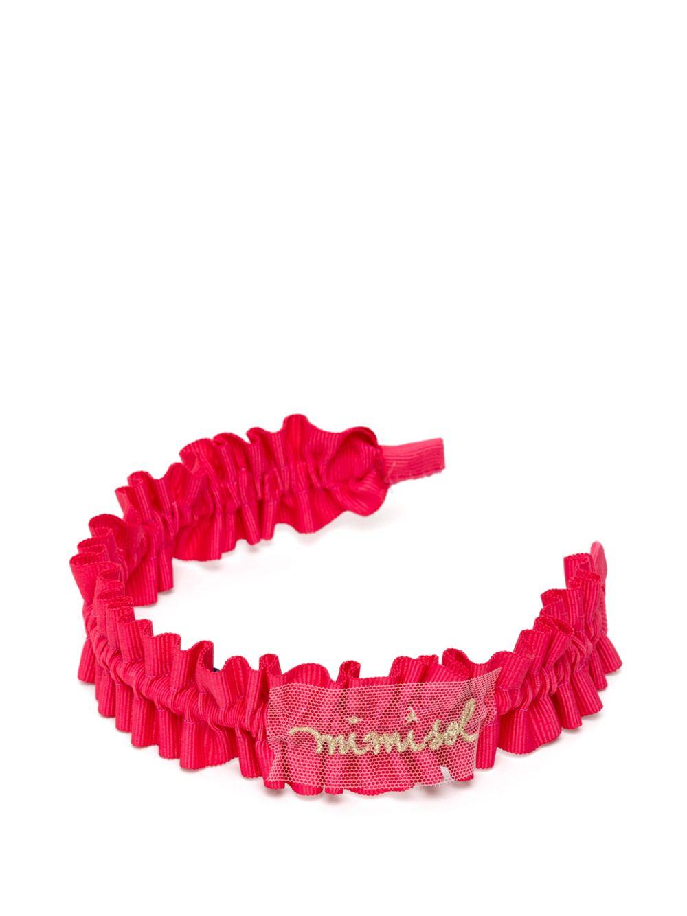 Cerchietto per bambina Mi Mi Sol fucsia con dettaglio ruches MAFR168XX0000 FCS MIMISOL KIDS