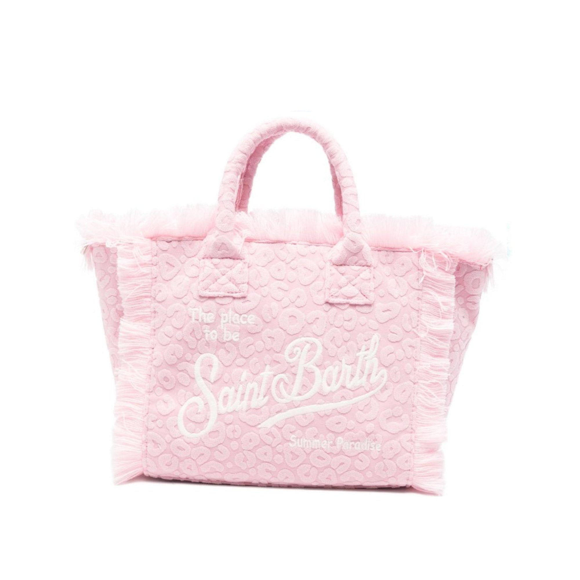 Borsa Colette MC2 Saint Barth rosa con leopardato in rilievo COL0005 00527L MC2 ST. BARTH KIDS