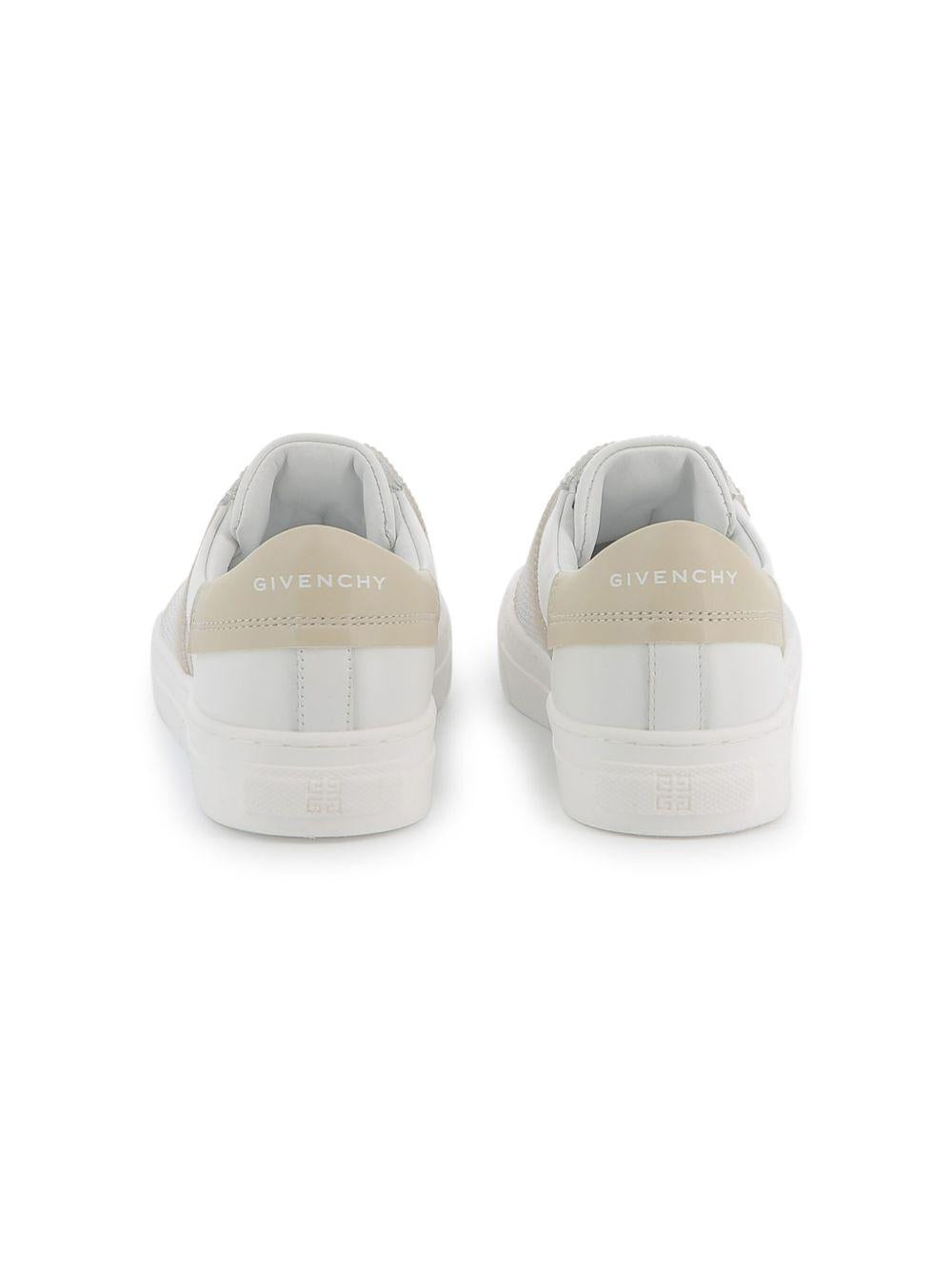 Sneakers per bambina Givenchy Kids bianco con ricamo con logo H30673 184 GIVENCHY KIDS
