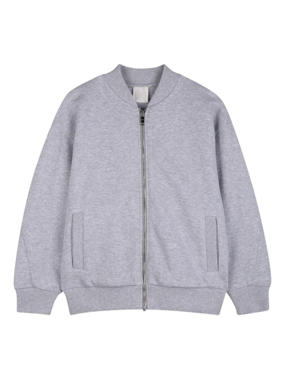 Felpa per bambino Givenchy Kids grigia con logo sul retro H31101 A01 GIVENCHY KIDS