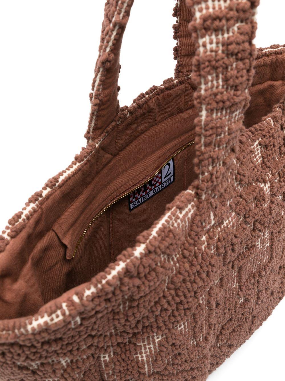 Borsa tote trapuntata MC2 Saint Barth masrrone con logo TUFB0001 00098L MC2 ST. BARTH KIDS