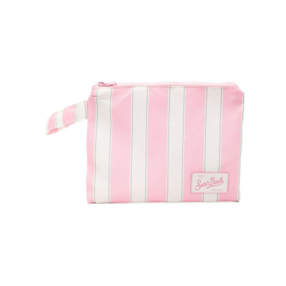Pochette Pareasy MC2 Saint Barth rosa con design a righe PARE0001 00760L MC2 ST. BARTH KIDS