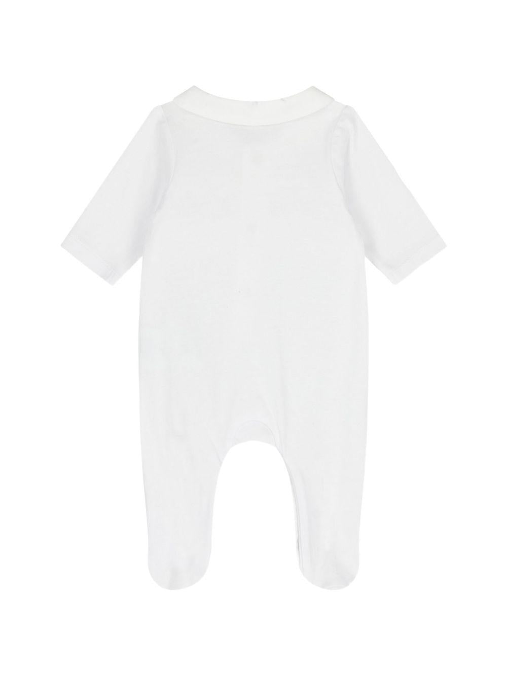 Tutina per neonati Tartine & Chocolat bianca con decorazioni ricamate sul davanti CC54070 01 TArtine & Chocolat