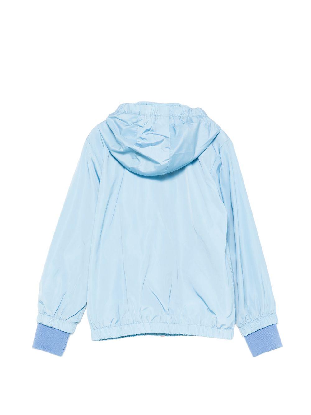 Giacca per bambina Stella McCartney Kids azzurro con cappuccio TY2B27 Z0537 606 STELLA McCARTNEY KIDS