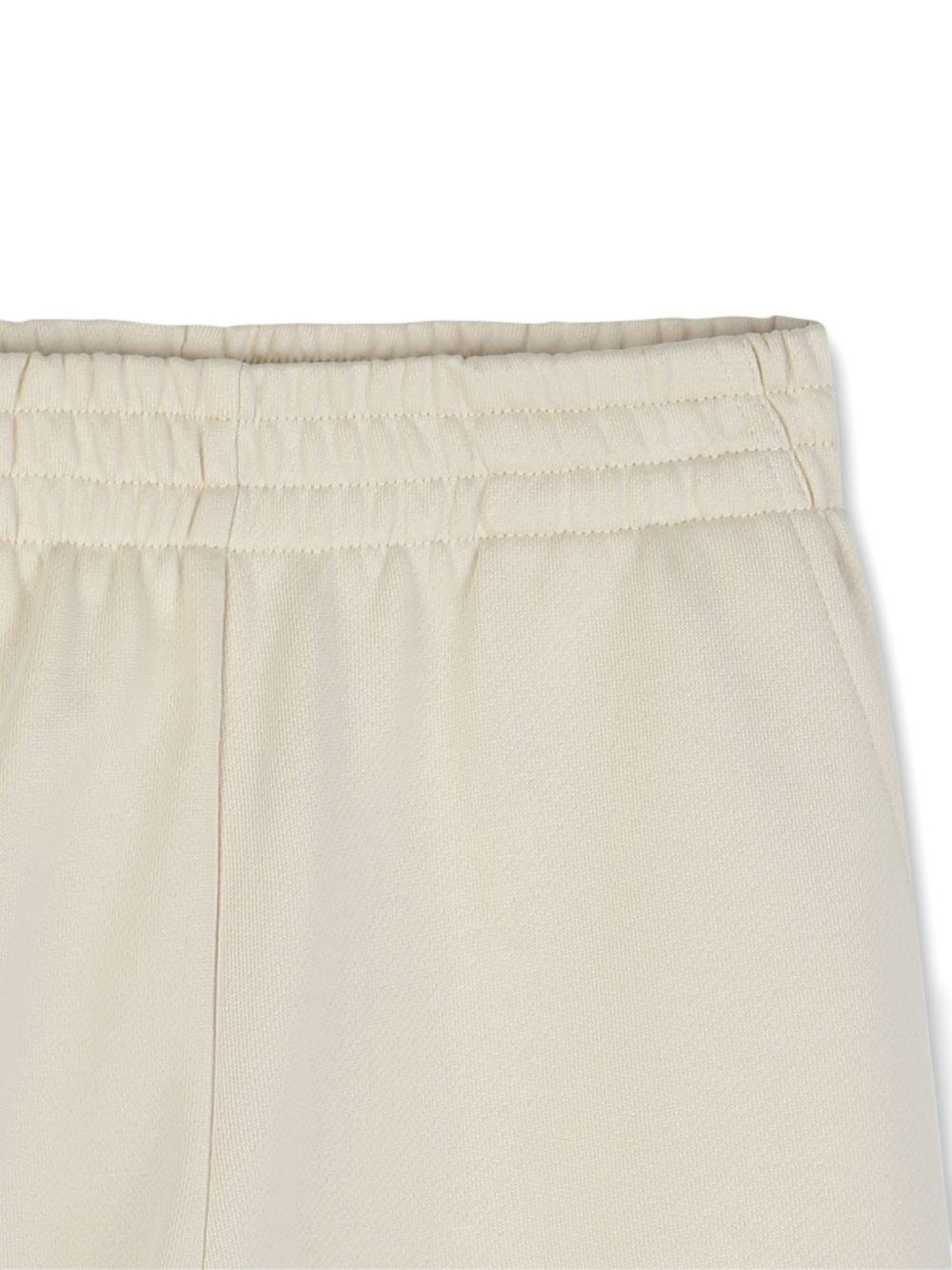 T-shirt per bambino Kenzo Kids beige con logo sul davanti K61680 255 KENZO KIDS