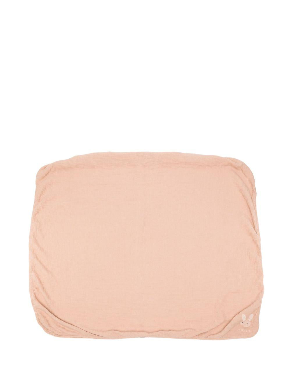 Coperta per neonati Donsje rosa con ricamo coniglietto 7100103 00018 DONSJE