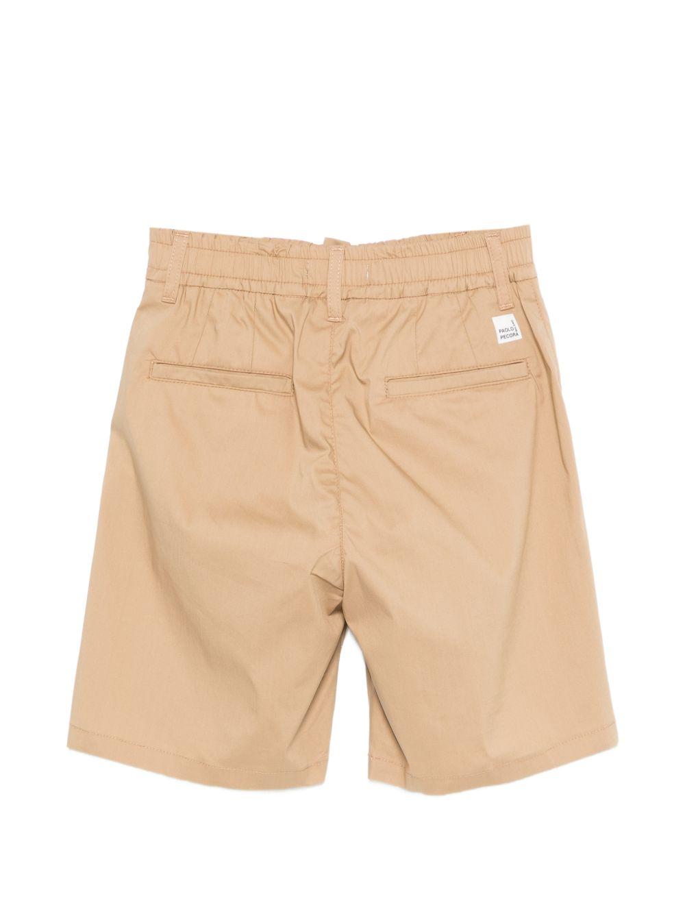 Shorts per bambino Paolo Pecora Kids beige elasticizzati PP4315 BEIGE PAOLO PECORA KIDS
