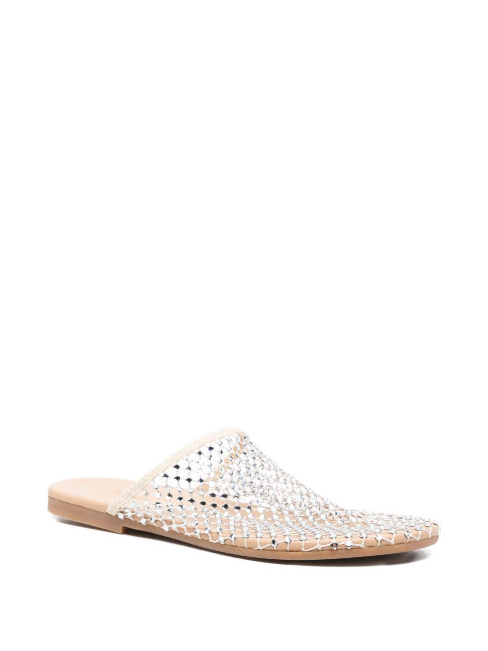 Sandali per donna Alysi argentate con trama a rete 316611 P6100 SIL ALYSI