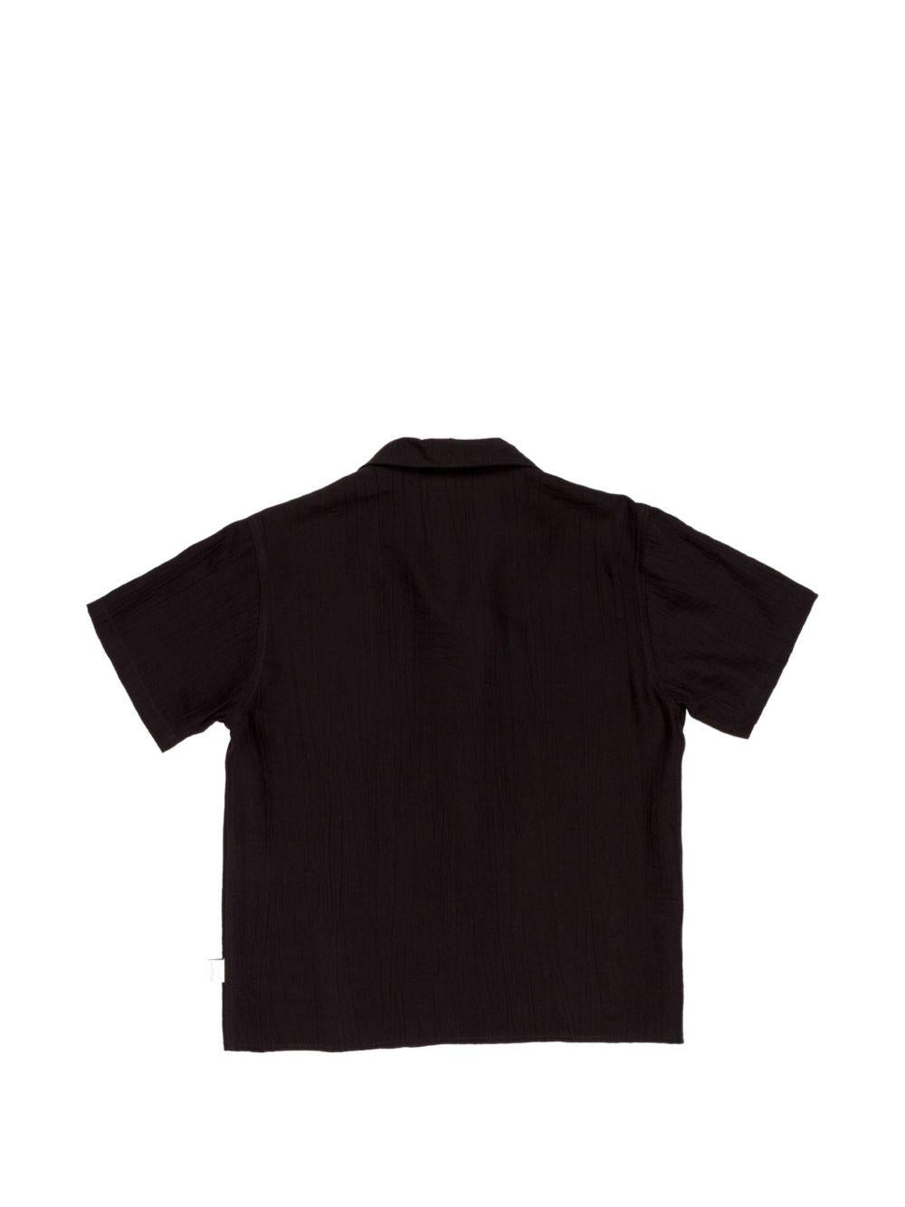Camicia per bambino Paolo Pecora Kids nera con colletto classico PP4357 NERO PAOLO PECORA KIDS