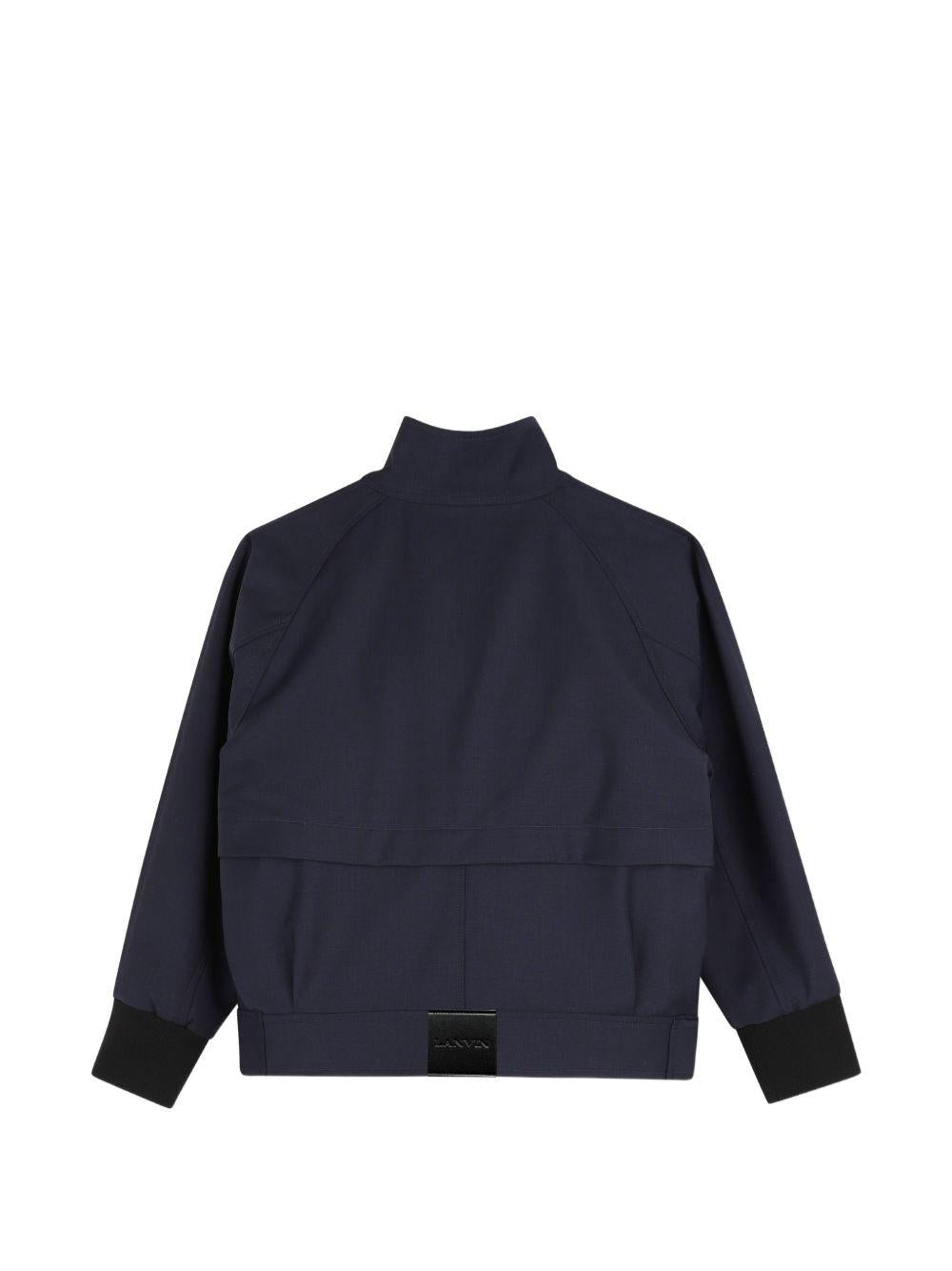 Giacca per bambino Lanvin Kids blu con maniche raglan<BR/> N30445 868 LANVIN KIDS