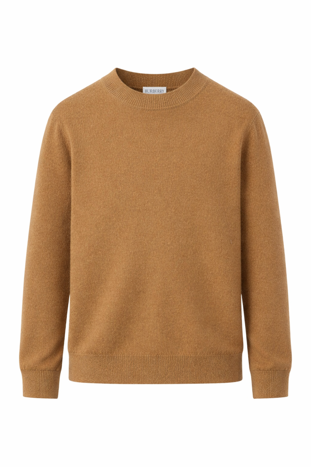 Maglione per bambino Burberry Kids marrone con applicazioni sui gomiti a quadri 8117203 A1420 BURBERRY KIDS