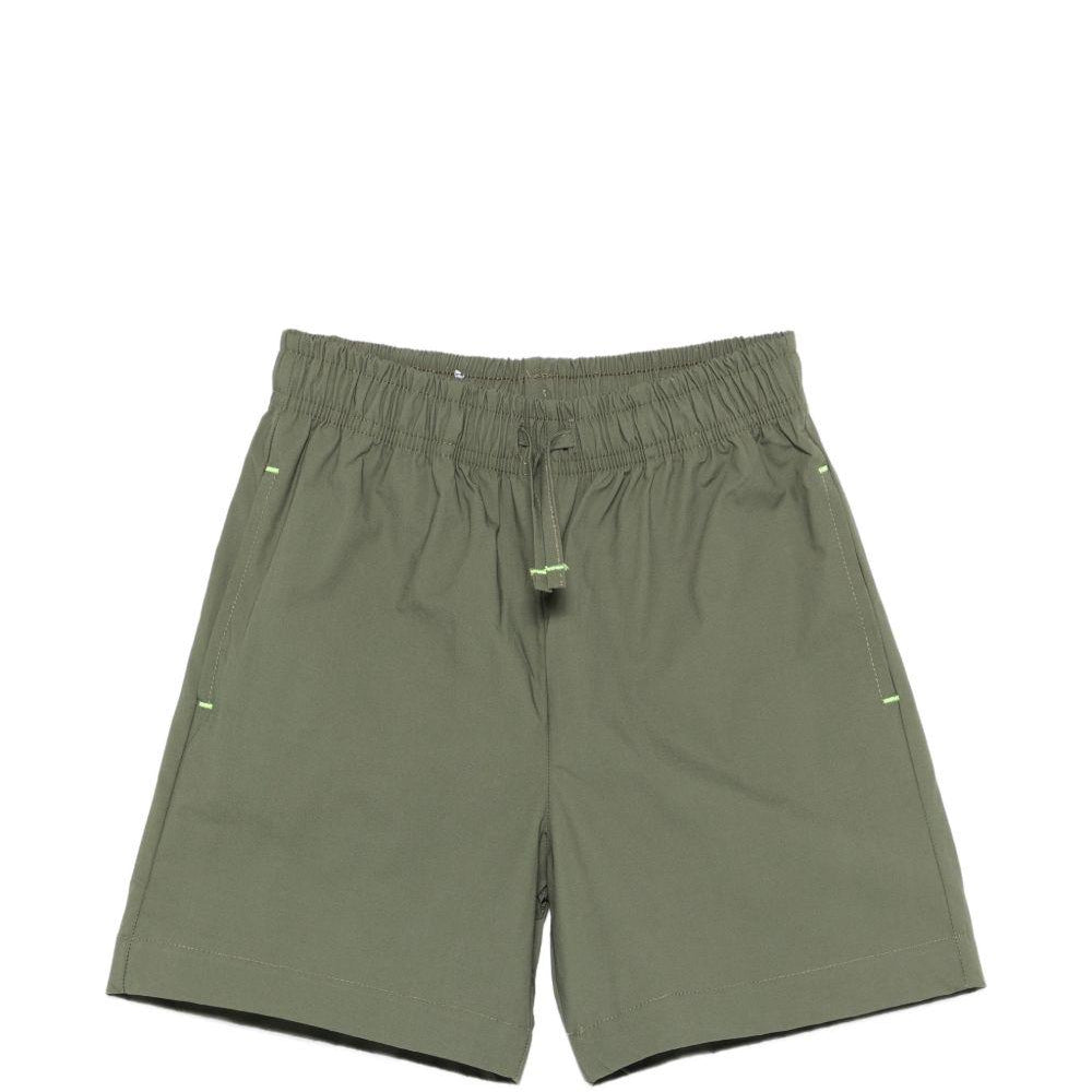 Shorts per bambino MSGM Kids verde con coulisse S6MSJBBE190 082 MSGM KIDS