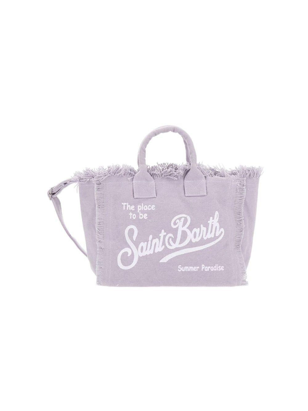 Borsa Colette MC2 Saint Barth lilla con dettaglio frange COL0001 02562L MC2 ST. BARTH KIDS