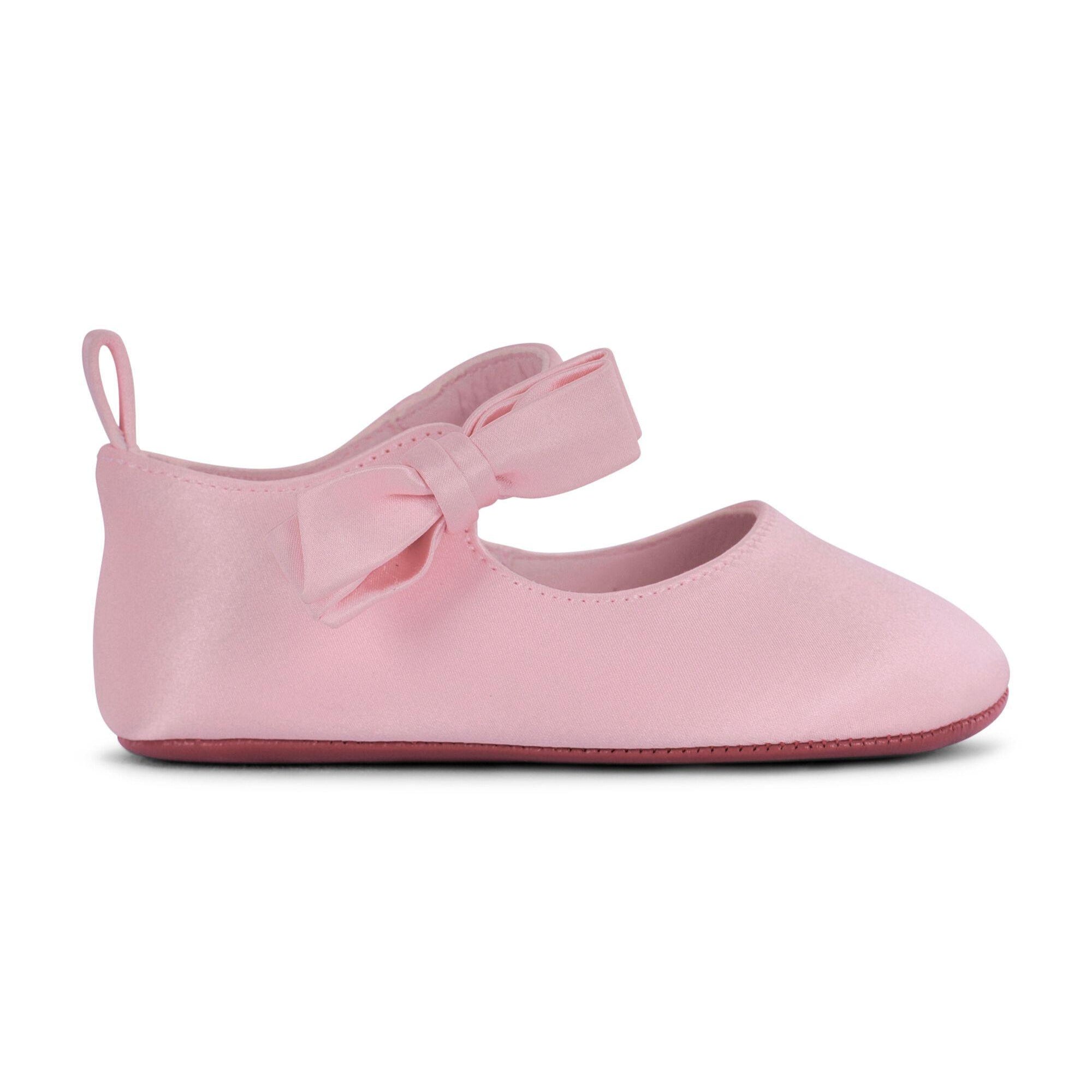 Ballerine Lou Babe per neonata Christian Louboutin Kids rosa con fiocco sul davanti 3220544 P722 CHRISTIAN LOUBOUTIN KIDS