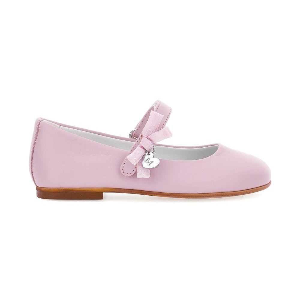Ballerine per bambina Monnalisa rosa con cinturino 8CG002 7707 0090 MONNALISA KIDS