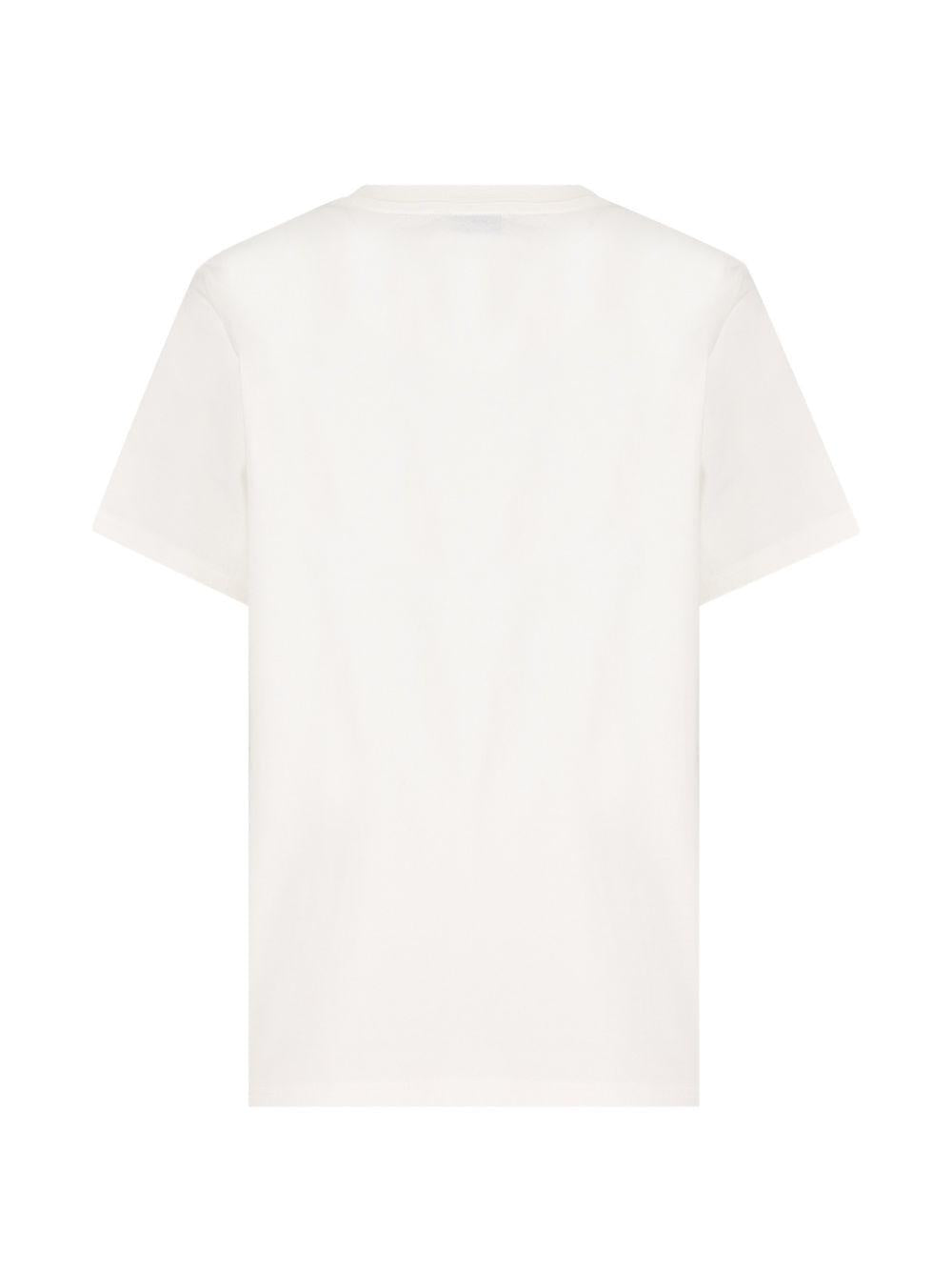 T-shirt per bambino Burberry Kids bianco con stampa orsetto 8117540 A2014 BURBERRY KIDS