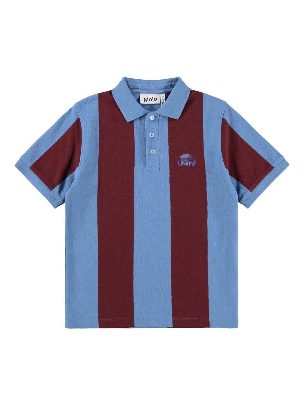 T-shirt Reyo per bambino Molo multicolore con colletto stile polo 1S26A302 9555 MOLO