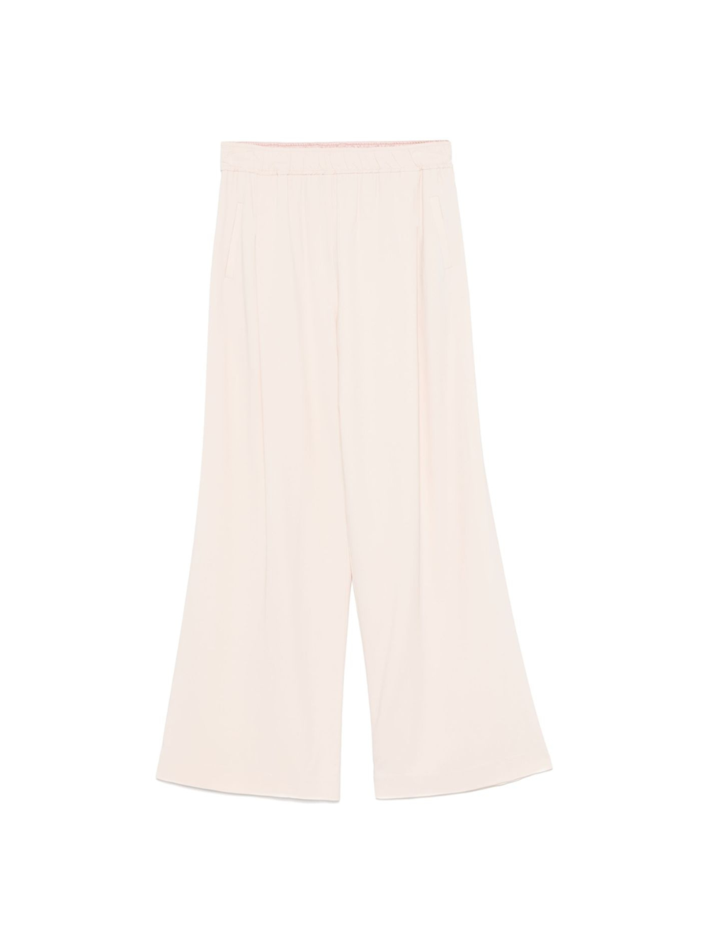 Pantaloni per donna Merci beige con vita elasticizzata P399 POWDER MERCI
