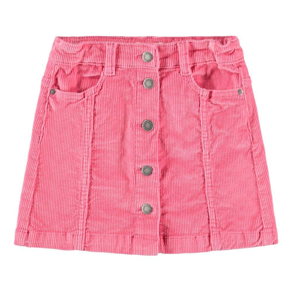 Minigonna per bambina Molo rosa con chiusura frontale con abbottonatura a pressione 2W25D108 8896 MOLO