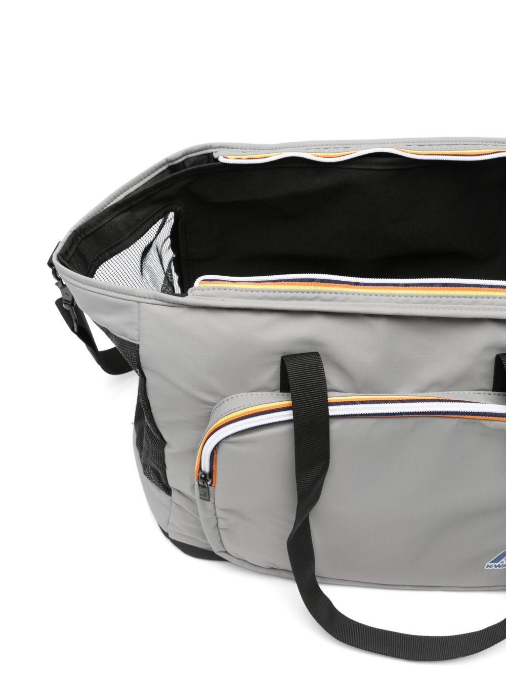 Trasportino per animali domestici Le Vrai 4.0 Marley K-Way grigia con dettaglio rete K8151XW 411 K-WAY KIDS