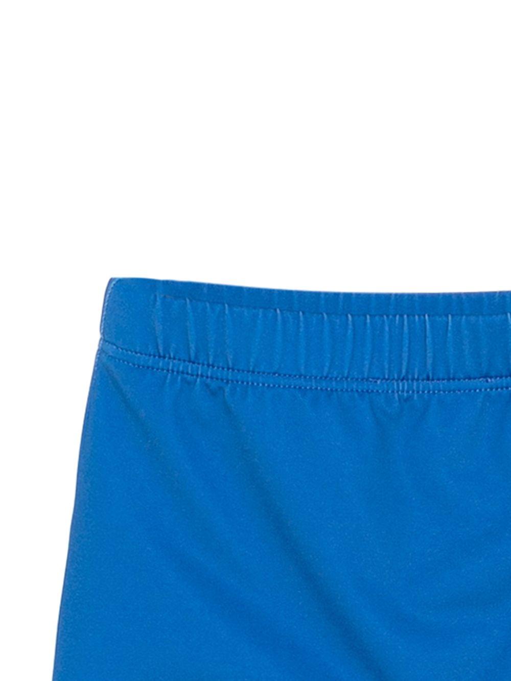 Costume per neonato Moschino Kids blu con stampa Teddy MXL006LKA11 40630 MOSCHINO KIDS